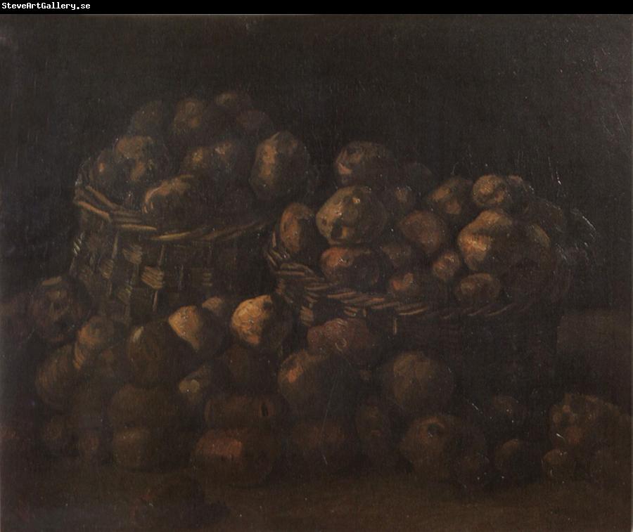 Vincent Van Gogh Still Life with Two Baskets of Potatoes (nn04)